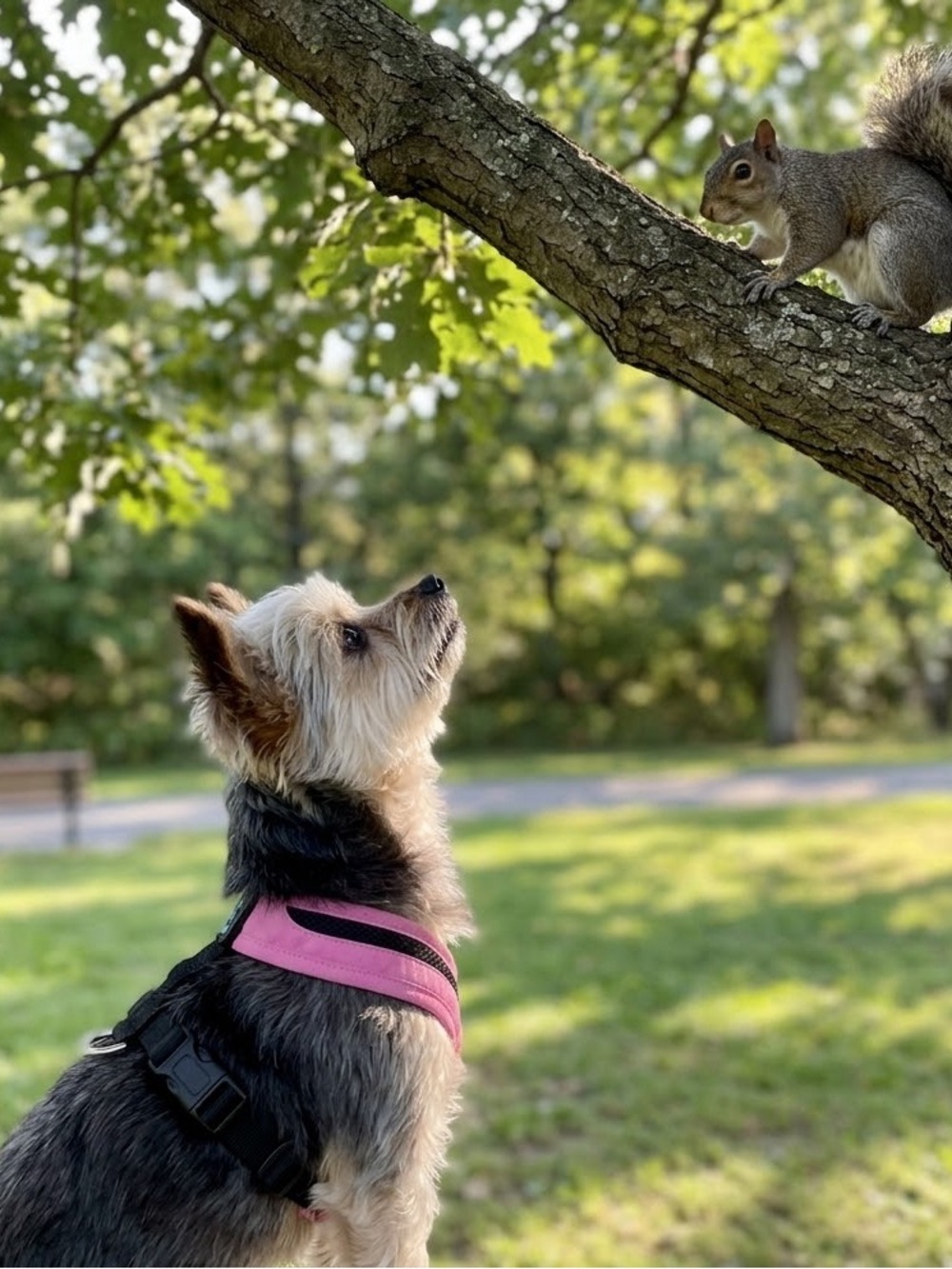 Gooby Pink No-Pull Dog Harness